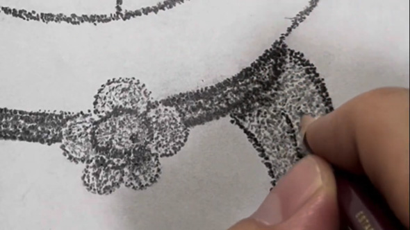 点描 ドラえもん 点だけ イラスト メイキング