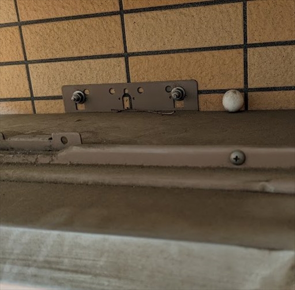 鳩の雑すぎる巣作り