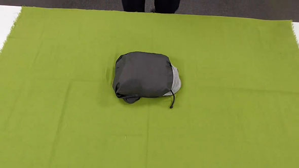 着替えセットができたところ