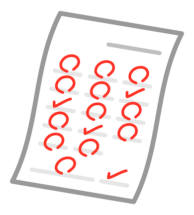 学校関連の重要書類