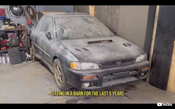 洗車 インプレッサ