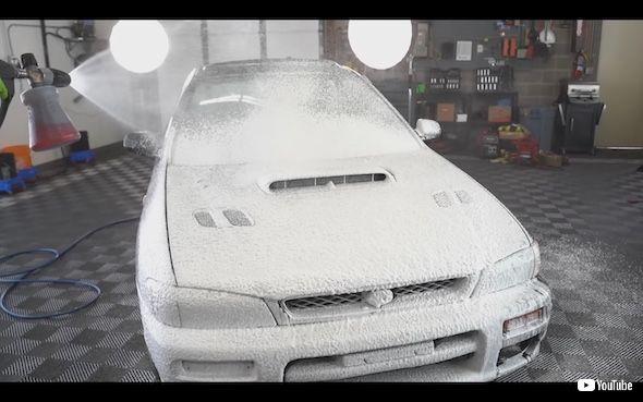 洗車 インプレッサ