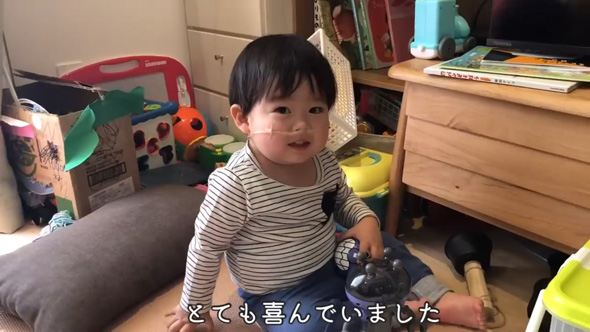 退院した弟と兄が再会
