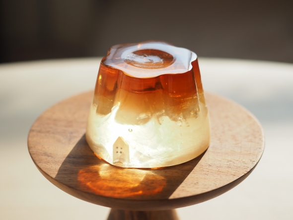 ガラスのプリン