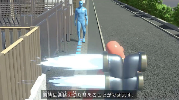 カブラヌ・ジェットのジェット噴射