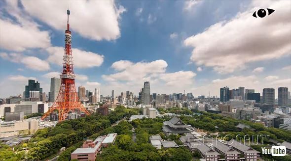 東京タワーのタイムラプス