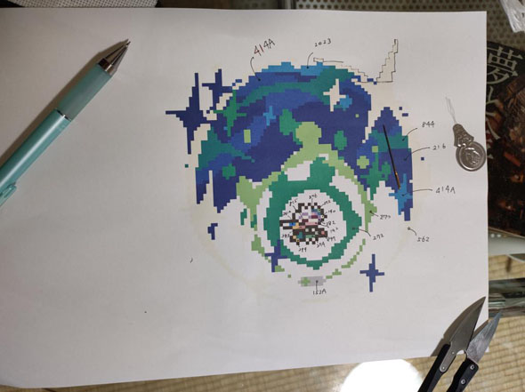 刺しゅうアニメ