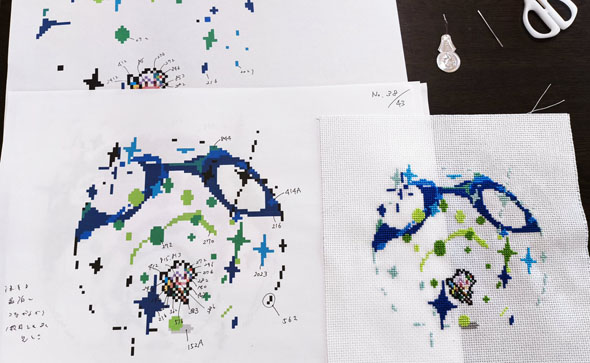 刺しゅうアニメ