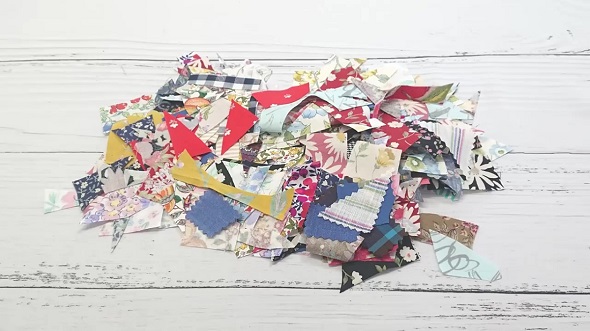 小さいはぎれを活用したアイデア