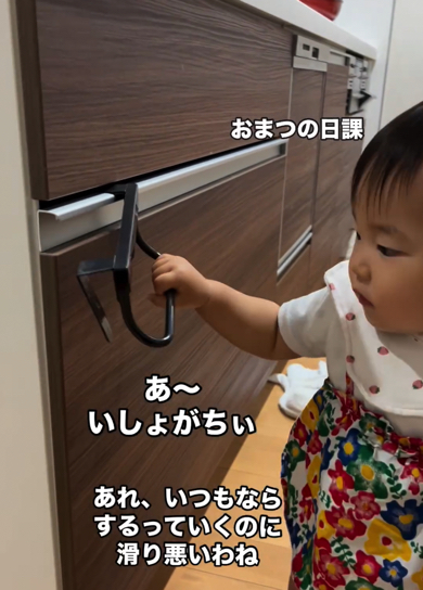 今日はてこずっている様子です