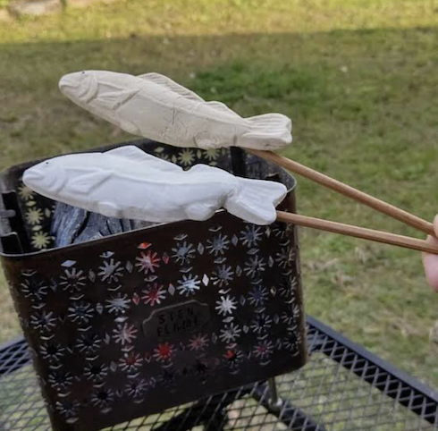 魚型のマシュマロ