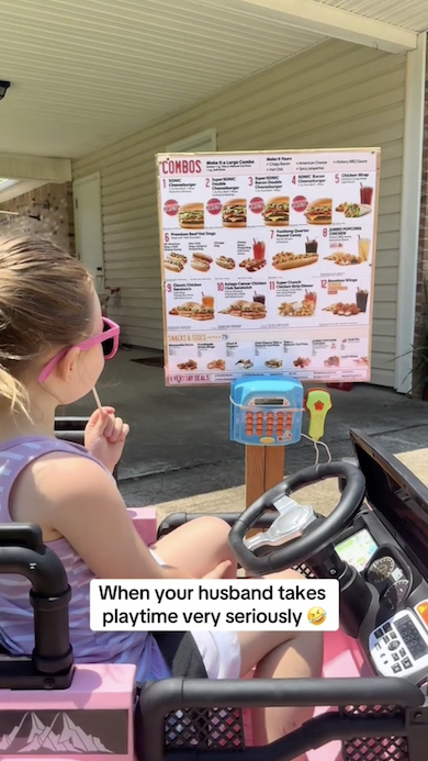 ドライブスルーを再現