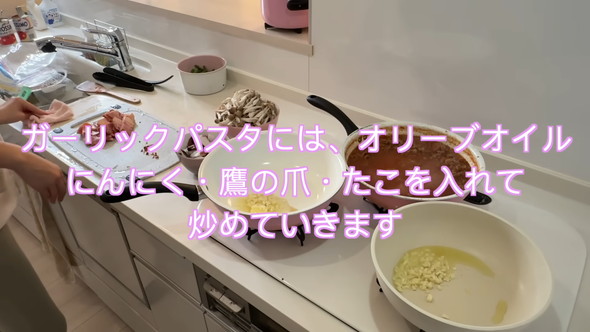 病院で遅くなった日の、大家族の夕食作り風景