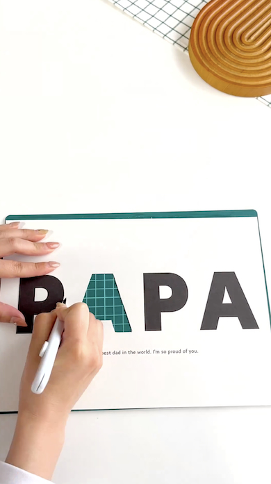 「PAPA」のフォトアレンジ