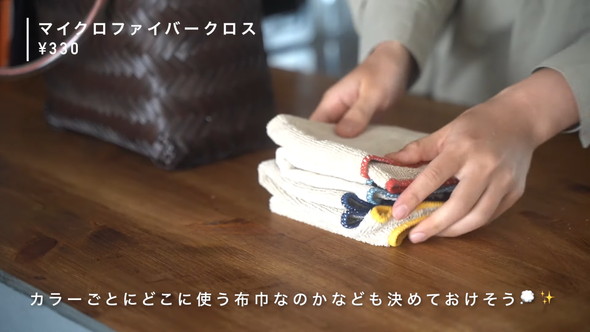 「Standard Products」のアイテム「マイクロファイバークロス」の紹介