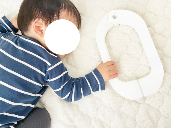 布団ばさみで遊んだ後は夢の中