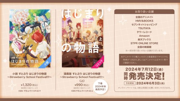 劇場版すとぷり小説・コミック発売決定告知2