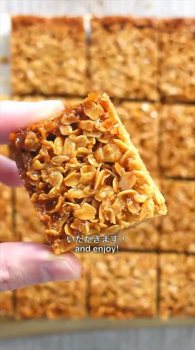 フラップジャック料理動画