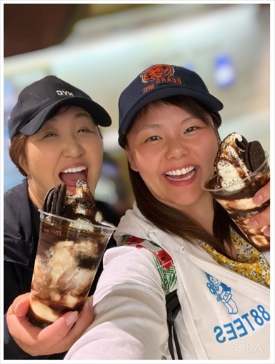 北斗晶と凛の仲良し嫁姑ショット