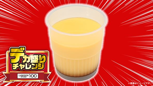 驚きのビッグサイズ！プリンいっぱい入れちゃいました
