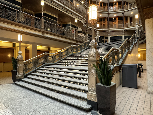 クリーブランド「THE ARCADE」階段