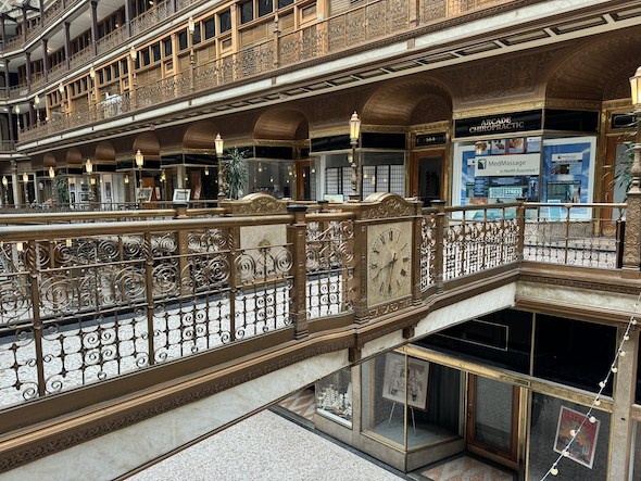 クリーブランド「THE ARCADE」渡り廊下