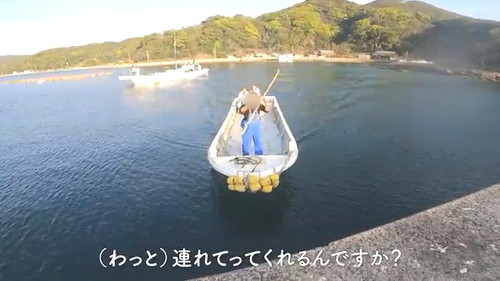 近付く船