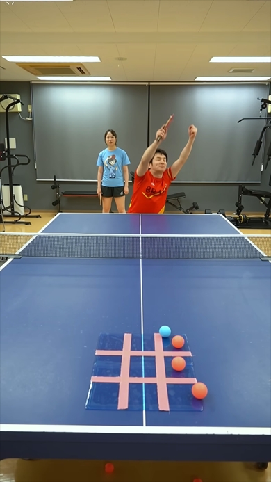 YouTubeで1億再生を突破した卓球の新競技「スマッシュBINGO」