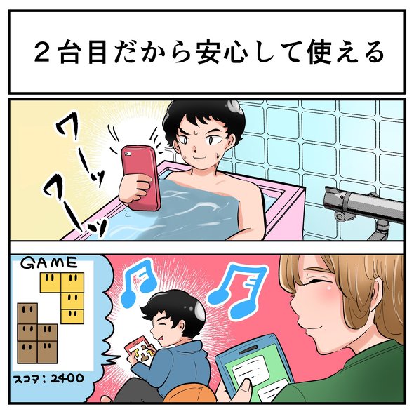 ゲオモバイルでスマホ2台持ち