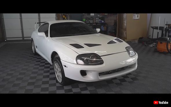 洗車 スープラ Mk4 80