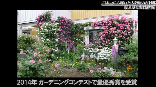 園芸コンテストで日本一に輝いた庭