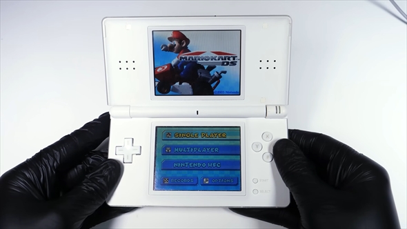 ジャンク品のニンテンドーDS Liteを完全修復する動画