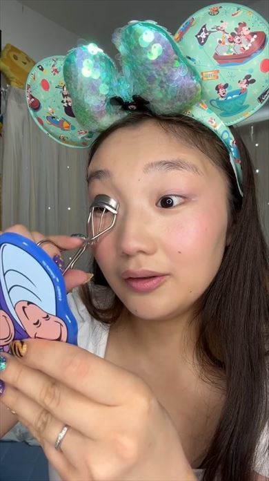 シュガー・ラッシュのヴァネロペメイクのメイクとシーン再現