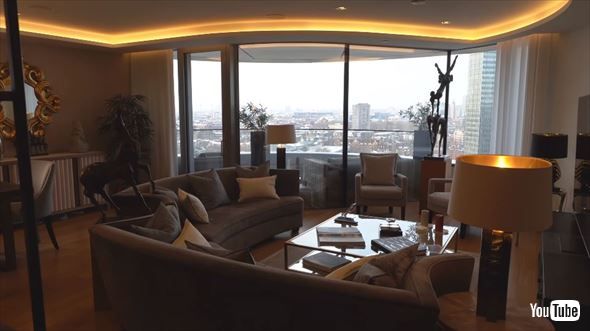 ロンドンの豪華マンションのルームツアー