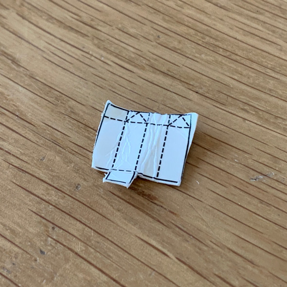 5歳の娘 小さい牛乳パック 作ろうと試みる 展開図 開き方 イラスト 着眼点