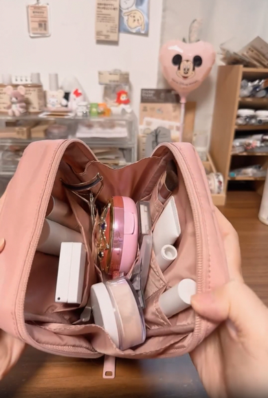 一目でポーチ内を把握できます