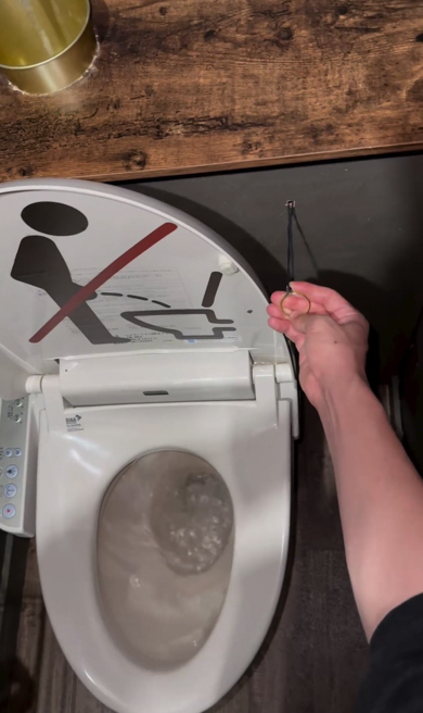 トイレレバーも遊び心ある仕様に