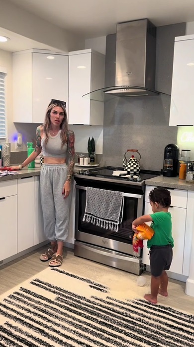 息子の無邪気な行動