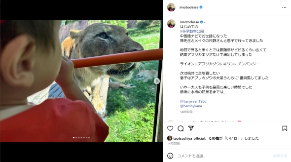 イモトアヤコの息子
