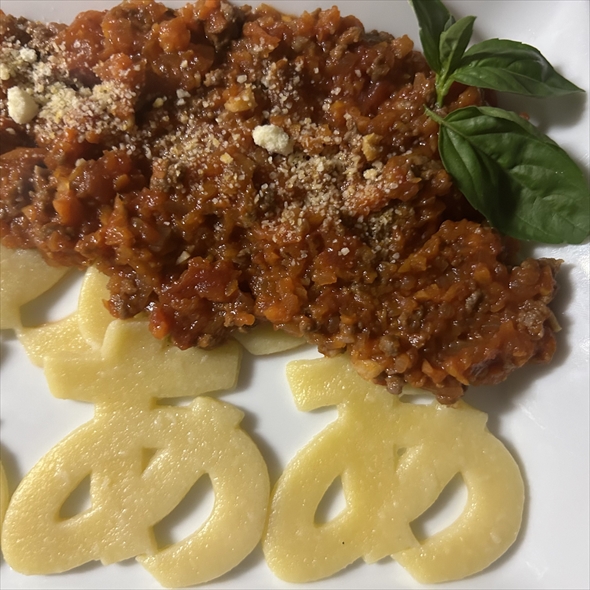 「あ」のパスタ