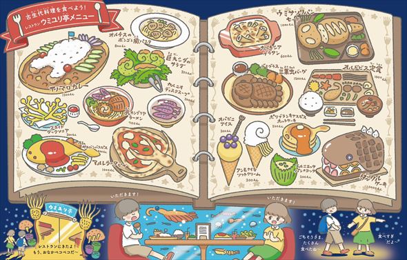 古生代水族館のメニュー再現