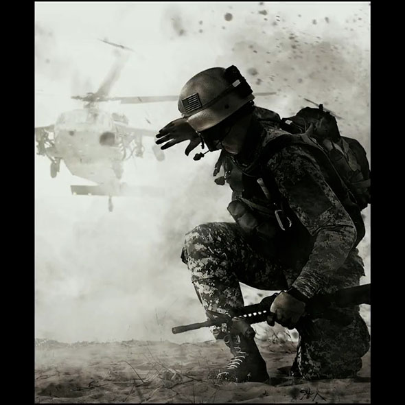 黒コショウで土埃を入れる前