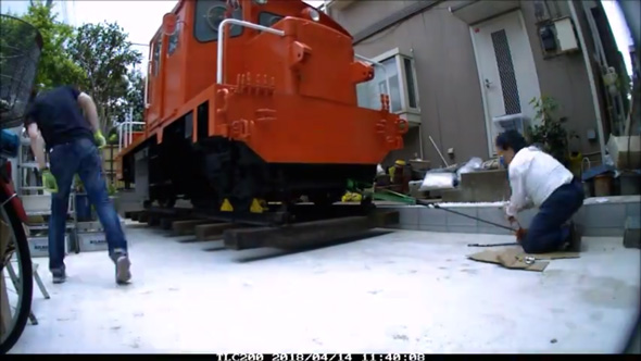 機関車 移設 自力 自宅 動態保存 所持