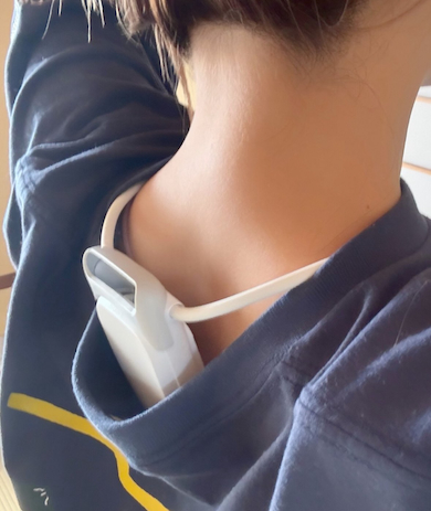 REON POCKETを装着