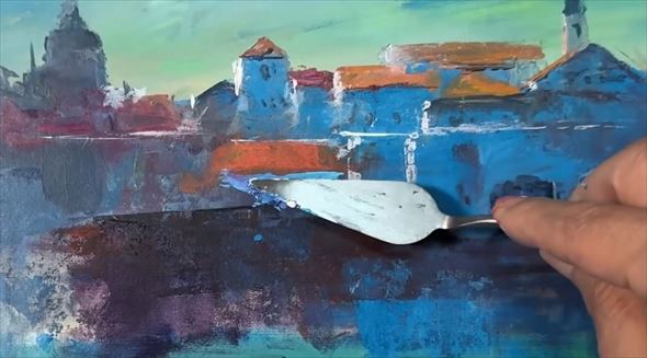 おじいちゃんが指で描いたすごい風景画