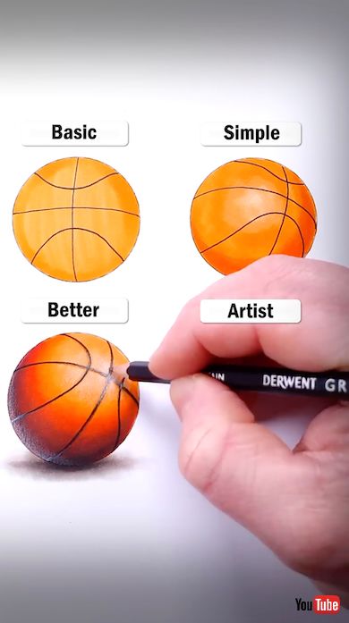 バスケットボール描画