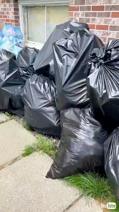 3時間でゴミ袋27個