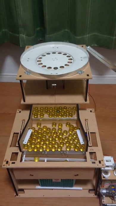 ビー玉永久循環装置