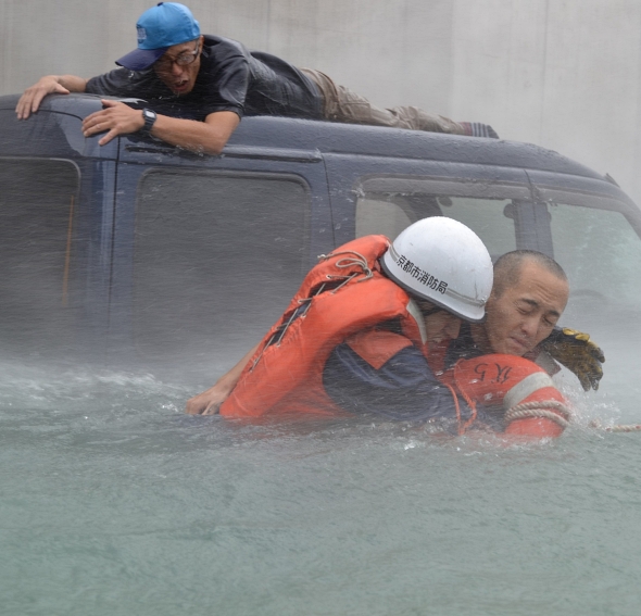 訓練 豪雨災害 消防