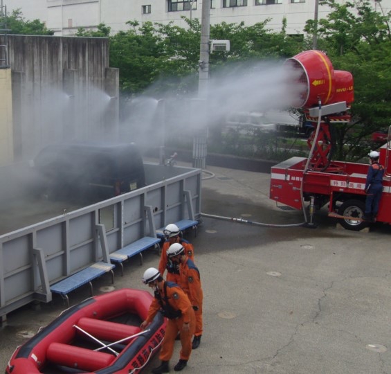 訓練 豪雨災害 消防